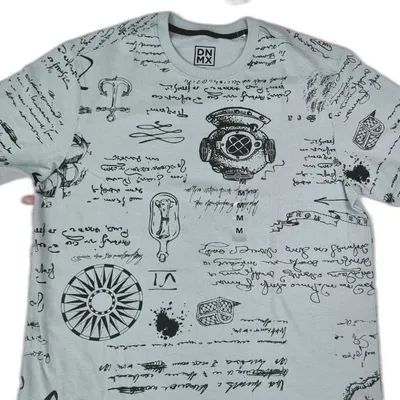 Printed Gray color T shirt