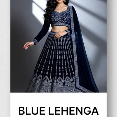 Blue Lehenga